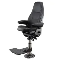 Norsap 1000 standaard stoel leer incl. flensvoet & voetensteun US.905030